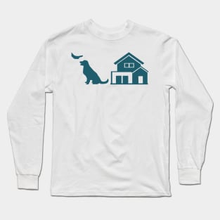 Stay Home (illustrated) Long Sleeve T-Shirt